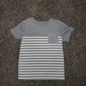 Adorable 📣Cat &  Jack 2T stripe shirt w/pocket